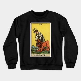 VIII. Strength Tarot Card Crewneck Sweatshirt